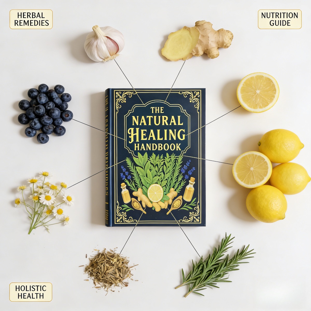 The Natural Healing Handbook E - Herbal Holistic Wellness avaliação e preço