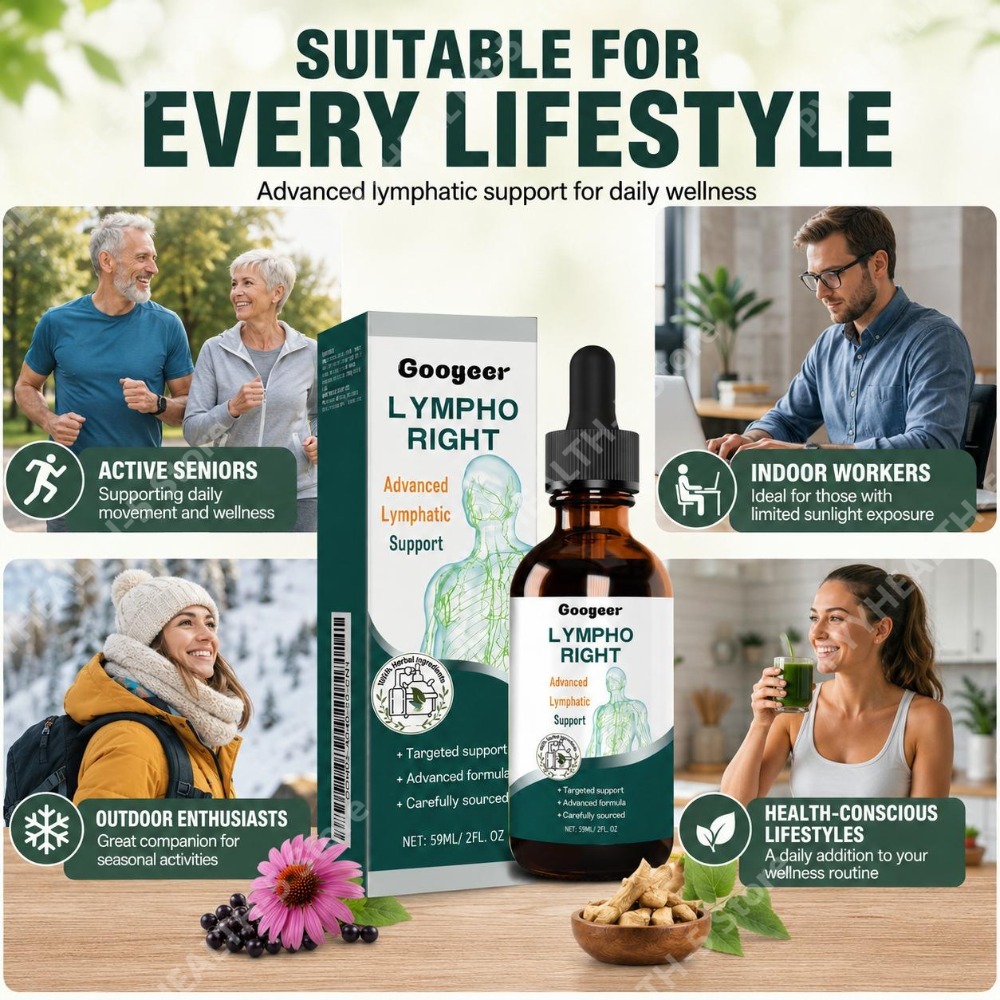 Lymphatic Support Drops 59ml w - Herbal Wellness Blend avaliação e preço