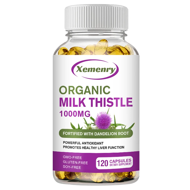 Milk Thistle Capsules 1000 Mg  - Milk Thistle Silymarin avaliação e preço