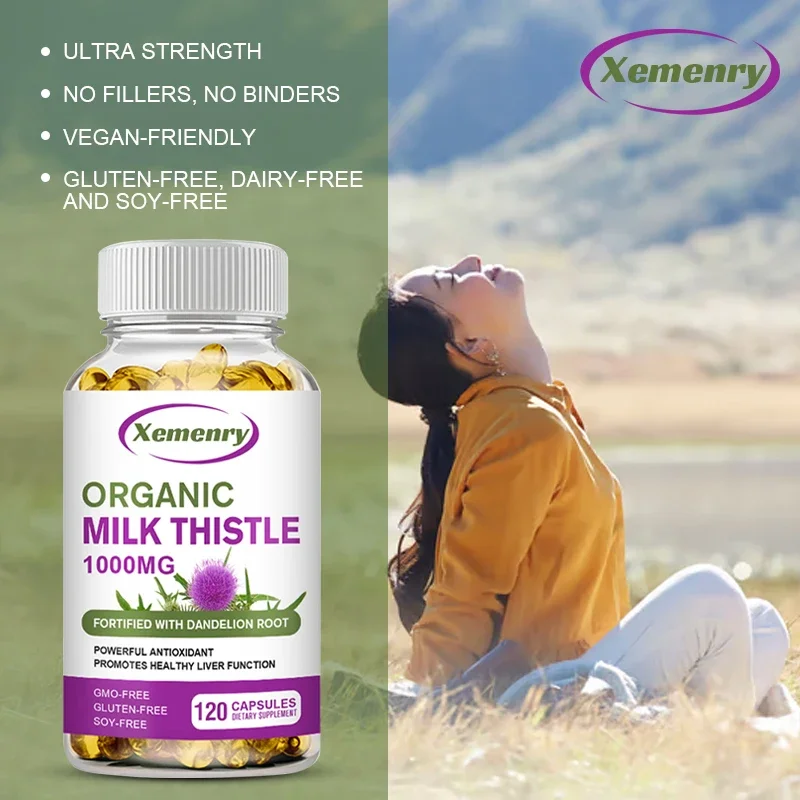 Milk Thistle Capsules 1000 Mg  - Milk Thistle Silymarin avaliação e preço
