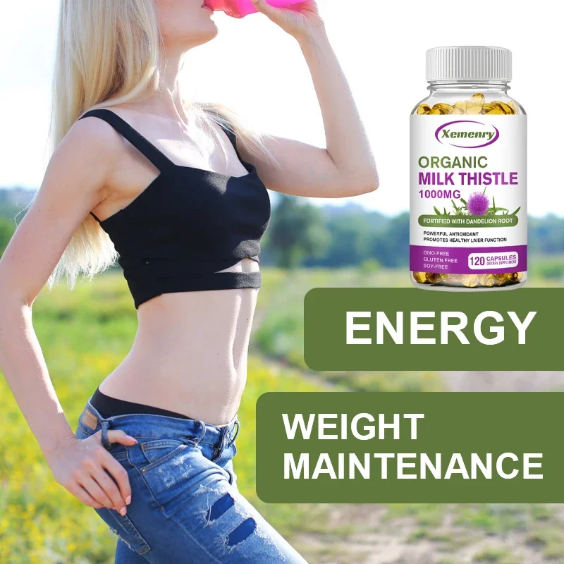 Milk Thistle Capsules 1000 Mg  - Milk Thistle Silymarin avaliação e preço