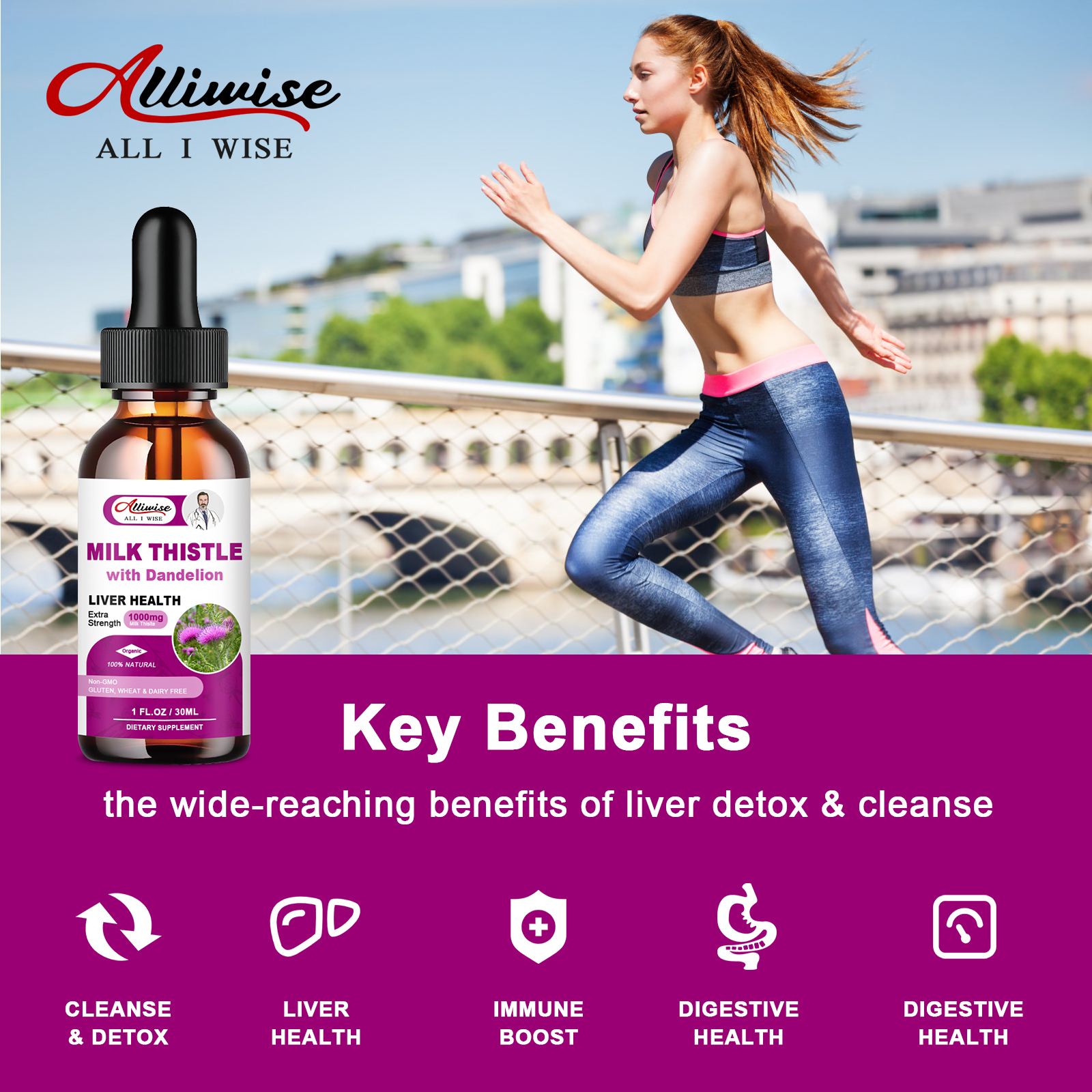 Liver Health Support Liquid Mi - Milk Thistle Silymarin avaliação e preço