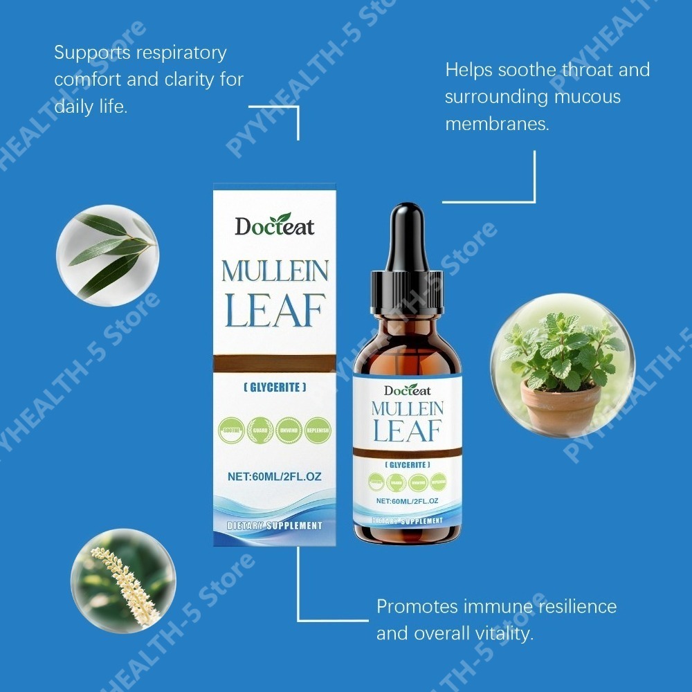 Docteat Mullein Leaf Tincture  - Herbal Wellness Blend avaliação e preço