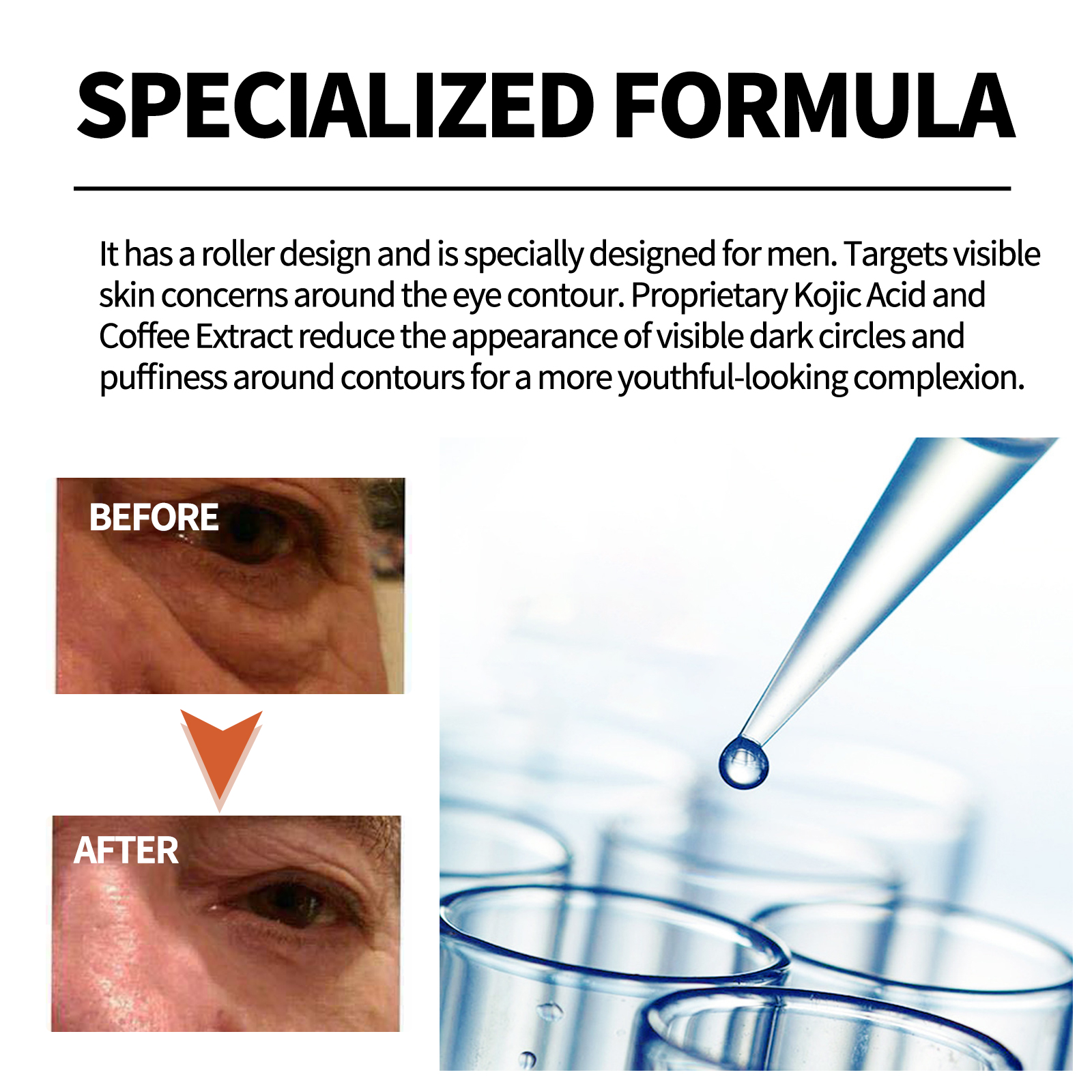 Men's Retinol Eye Cream Eye Ba - Milk Thistle Silymarin avaliação e preço