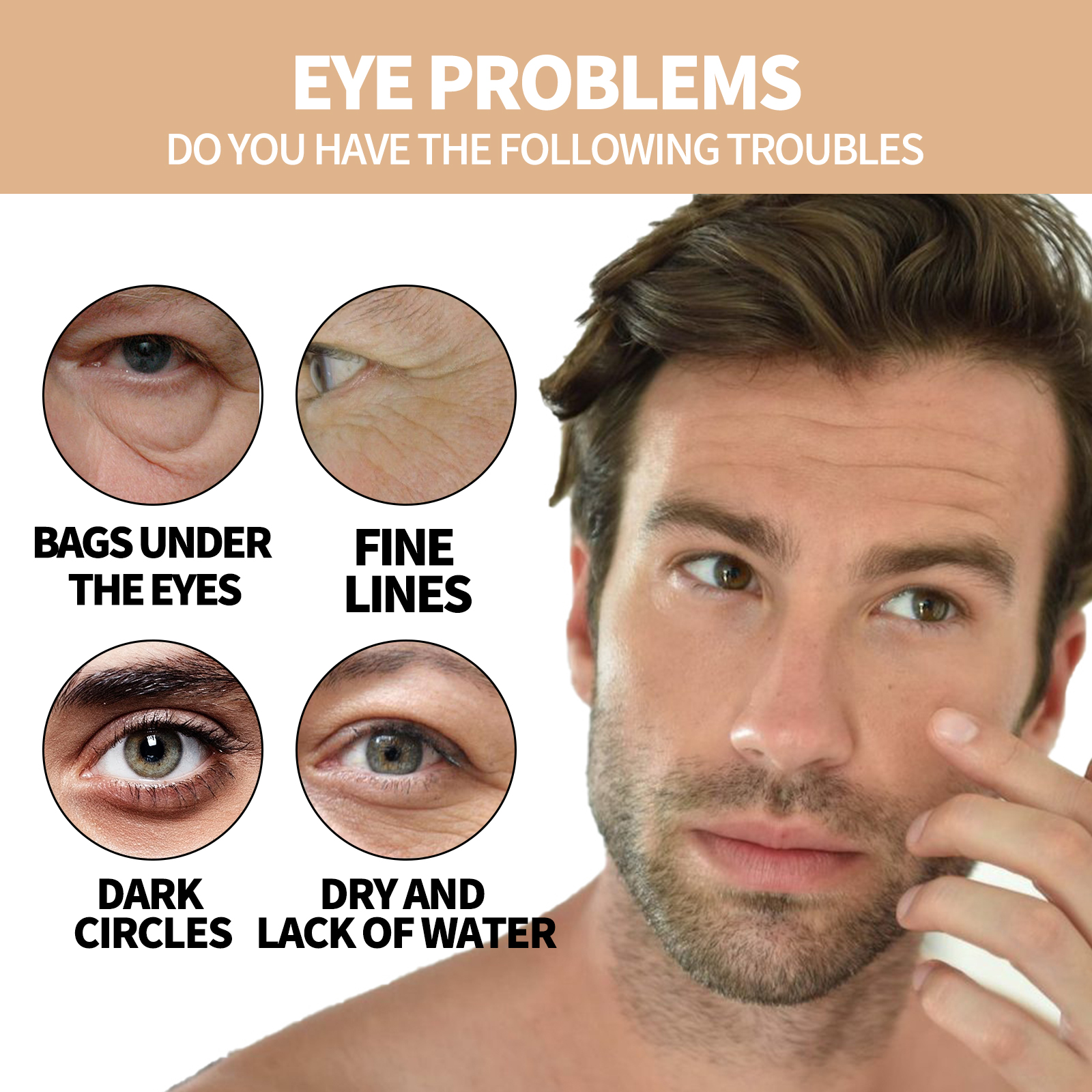Men's Retinol Eye Cream Eye Ba - Milk Thistle Silymarin avaliação e preço