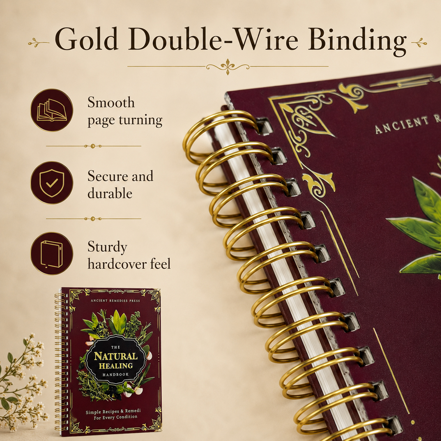 1Pc Spiral Bound Holistic Well - Herbal Holistic Wellness avaliação e preço