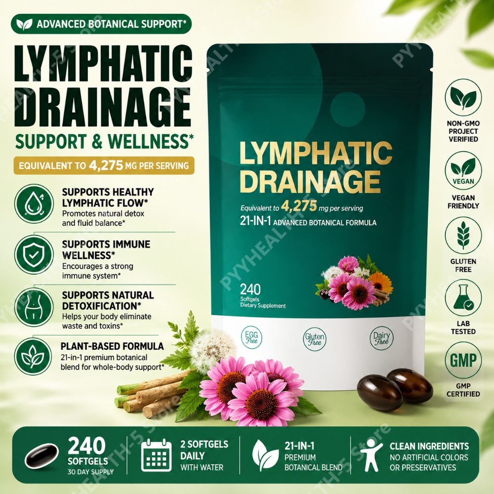21-in-1 Lymphatic Support Soft - Herbal Wellness Blend avaliação e preço