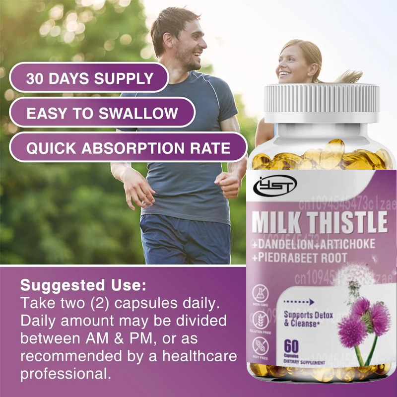 Milk Thistle Supplement Contai - Milk Thistle Silymarin avaliação e preço