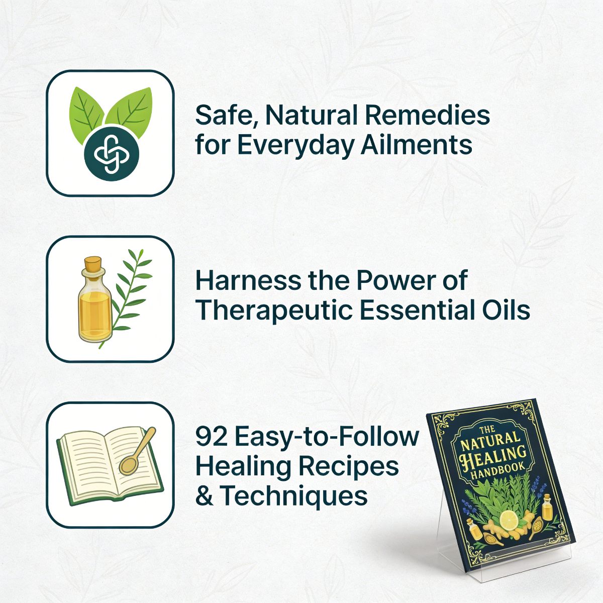 The Natural Healing Handbook:  - Herbal Holistic Wellness avaliação e preço