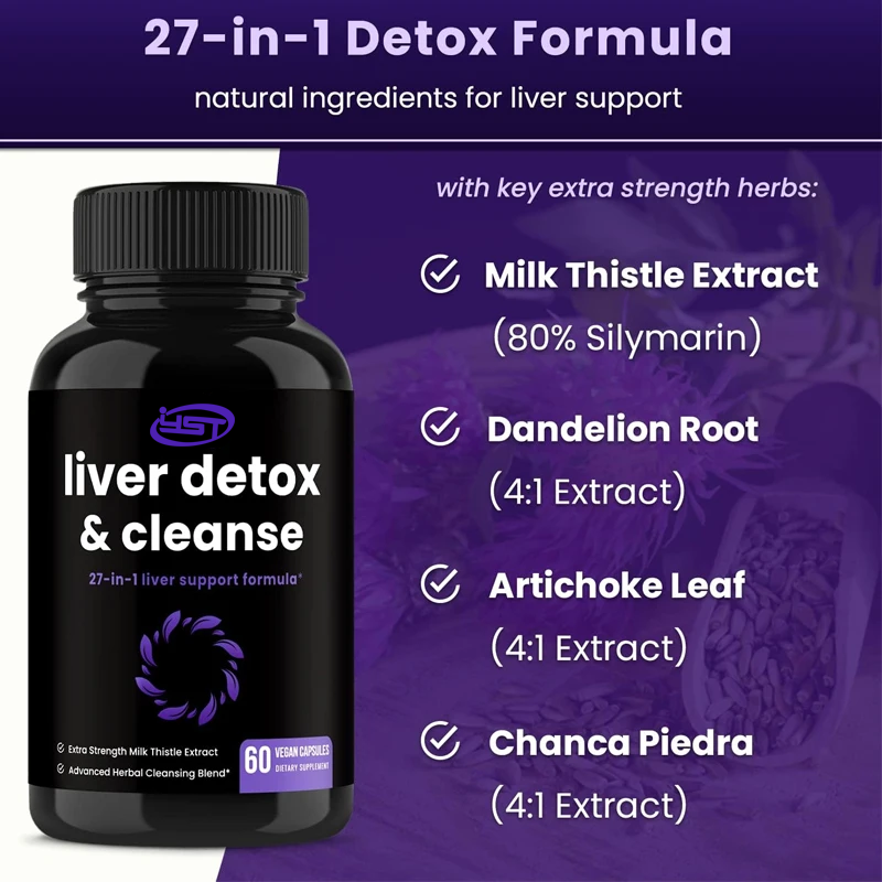 Liver Cleansing, Detoxificatio - Milk Thistle Silymarin avaliação e preço